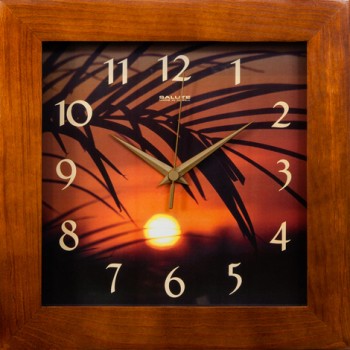 Часы настенные ДС-2АА28-460 ПАЛЬМА в Нижней Пойме - nizhnyaya-pojma.mebel54.com | фото
