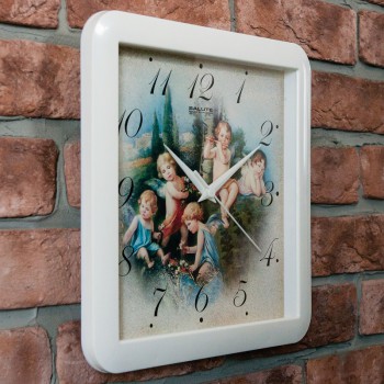 Часы настенные П-А7-327 Ангелы в Нижней Пойме - nizhnyaya-pojma.mebel54.com | фото