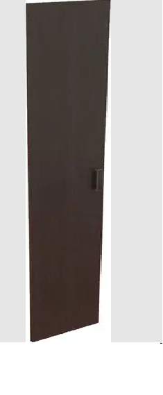 Дверь из ЛДСП к узкому стеллажу К-975. Ф Венге в Нижней Пойме - nizhnyaya-pojma.mebel54.com | фото