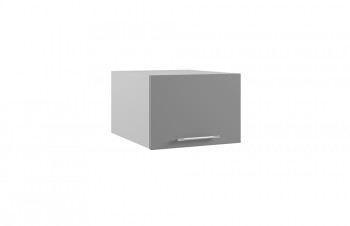 Гарда ГПГ 500 шкаф верхний горизонтальный глубокий (Белый/корпус Серый) в Нижней Пойме - nizhnyaya-pojma.mebel54.com | фото