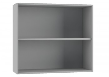 Гарда П 800 шкаф верхний (Белый Эмалит/корпус Серый) в Нижней Пойме - nizhnyaya-pojma.mebel54.com | фото