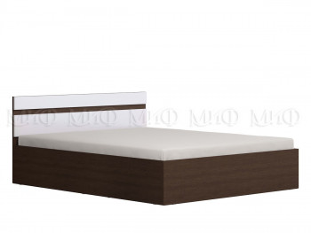 Ким кровать 1,4 (Венге/белый глянец) в Нижней Пойме - nizhnyaya-pojma.mebel54.com | фото