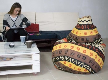 Кресло-груша Большое-Африка в Нижней Пойме - nizhnyaya-pojma.mebel54.com | фото