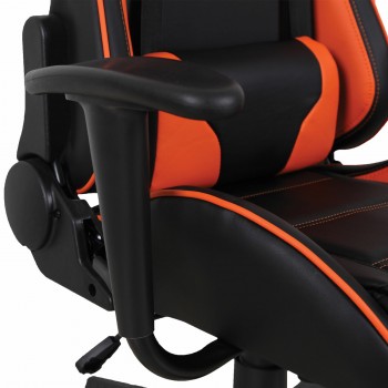 Кресло компьютерное BRABIX GT Racer GM-100 (черный, оранжевый) в Нижней Пойме - nizhnyaya-pojma.mebel54.com | фото