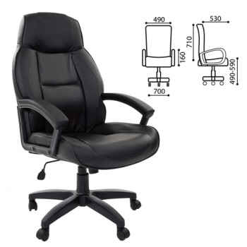 Кресло офисное BRABIX Formula EX-537 (черный) в Нижней Пойме - nizhnyaya-pojma.mebel54.com | фото