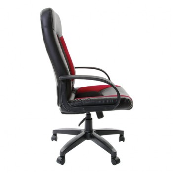 Кресло офисное BRABIX Strike EX-525 (черно-красный) в Нижней Пойме - nizhnyaya-pojma.mebel54.com | фото