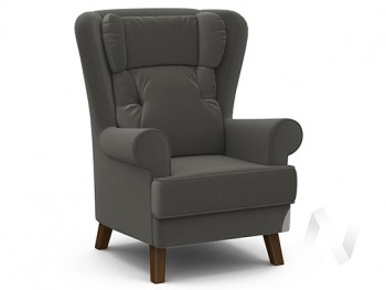 Кресло отдыха Комфорт-2 (орех лак/ULTRA GRAFIT) в Нижней Пойме - nizhnyaya-pojma.mebel54.com | фото