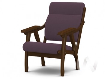 Кресло Вега-10 (орех лак/ULTRA PLUM) в Нижней Пойме - nizhnyaya-pojma.mebel54.com | фото