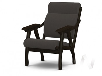 Кресло Вега-10 (венге лак/ULTRA GRAFIT) в Нижней Пойме - nizhnyaya-pojma.mebel54.com | фото