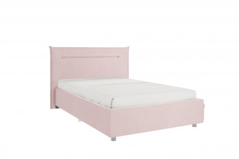 Кровать 1,2 Альба с основанием (Нежно-розовый велюр) в Нижней Пойме - nizhnyaya-pojma.mebel54.com | фото