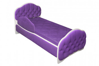 Кровать 160 Гармония 32 Фиолетовый (мягкий бортик) в Нижней Пойме - nizhnyaya-pojma.mebel54.com | фото