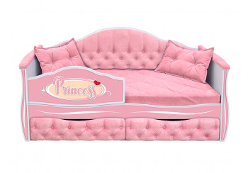 Кровать 160 серии Иллюзия 2 ящика 15 Бледно-розовый (подушки) в Нижней Пойме - nizhnyaya-pojma.mebel54.com | фото