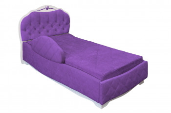 Кровать 190 Гармония Lux 32 Фиолетовый (мягкий бортик) в Нижней Пойме - nizhnyaya-pojma.mebel54.com | фото