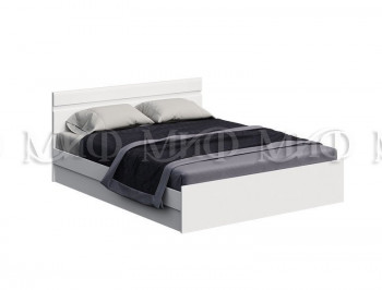 Кровать Нэнси New 1,4м (Белый/белый глянец) в Нижней Пойме - nizhnyaya-pojma.mebel54.com | фото