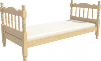 Кровать одинарная Аленка из массива сосны 800*1890 Сосна в Нижней Пойме - nizhnyaya-pojma.mebel54.com | фото