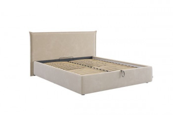 Кровать с подъемным механизмом Лада 160х200 см (графит (велюр)) в Нижней Пойме - nizhnyaya-pojma.mebel54.com | фото