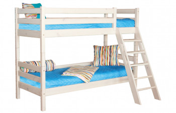Кровать Соня вариант 10 двухъярусная с наклонной лестницей Лаванда в Нижней Пойме - nizhnyaya-pojma.mebel54.com | фото