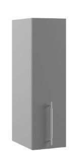 Квадро П 200 шкаф верхний (Железо/корпус Серый) в Нижней Пойме - nizhnyaya-pojma.mebel54.com | фото
