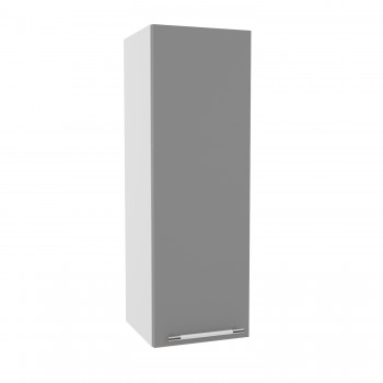 Лофт ВП 300 шкаф верхний высокий (Штукатурка белая/корпус Серый) в Нижней Пойме - nizhnyaya-pojma.mebel54.com | фото
