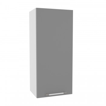 Лофт ВП 400 шкаф верхний высокий (Штукатурка белая/корпус Серый) в Нижней Пойме - nizhnyaya-pojma.mebel54.com | фото