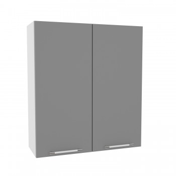 Лофт ВП 800 шкаф верхний высокий (Штукатурка белая/корпус Серый) в Нижней Пойме - nizhnyaya-pojma.mebel54.com | фото