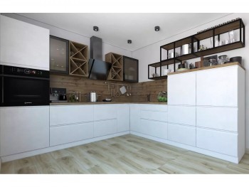 Модульная кухня Бронкс 1,8 м (Кварц) в Нижней Пойме - nizhnyaya-pojma.mebel54.com | фото
