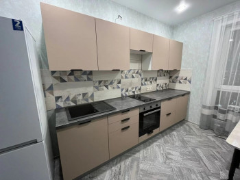 Модульная кухня Норд 2,5 м (Софт какао/Белый) в Нижней Пойме - nizhnyaya-pojma.mebel54.com | фото