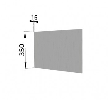 Панель торцевая (для шкафа горизонтального глубокого) ГПГ Капля (Белый) в Нижней Пойме - nizhnyaya-pojma.mebel54.com | фото