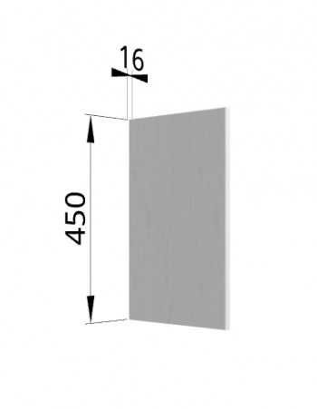 Панель торцевая (для шкафа горизонтального высокого) ВПГ Гарда (Белый) в Нижней Пойме - nizhnyaya-pojma.mebel54.com | фото