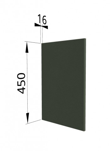 Панель торцевая (для шкафа горизонтального высокого) ВПГ Квадро (Оливково-зеленый) в Нижней Пойме - nizhnyaya-pojma.mebel54.com | фото