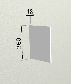 Панель ТПГ55 (для верхних горизонтальных глубоких шкафов) Бланко в Нижней Пойме - nizhnyaya-pojma.mebel54.com | фото