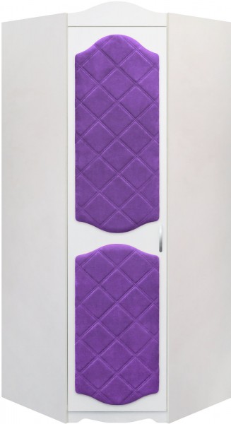 Шкаф угловой Иллюзия 32 Фиолетовый в Нижней Пойме - nizhnyaya-pojma.mebel54.com | фото