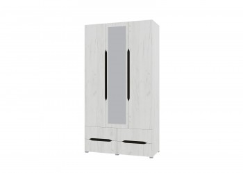 Шкаф 3-х створчатый с ящиками и зеркалом Вега (Прованс) в Нижней Пойме - nizhnyaya-pojma.mebel54.com | фото