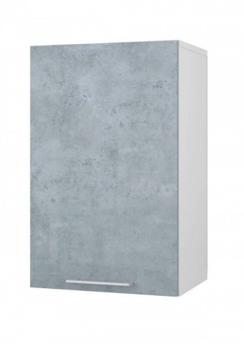 Шкаф 40 с фасадом Лофт (Камень Оленна/Белый) в Нижней Пойме - nizhnyaya-pojma.mebel54.com | фото