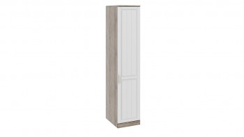 Шкаф для белья с 1-ой дверью правый «Прованс» (Дуб Сонома трюфель/Крем) 440 в Нижней Пойме - nizhnyaya-pojma.mebel54.com | фото