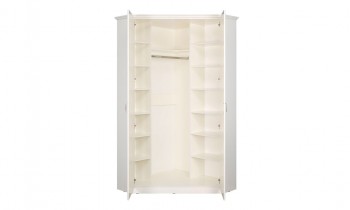 Шкаф для одежды 13.124 Ливерпуль (Белый, ясень ваниль НМ-1012-100 ПВХ) в Нижней Пойме - nizhnyaya-pojma.mebel54.com | фото