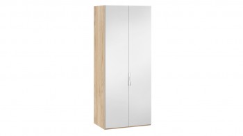 Шкаф для одежды с 2 зеркальными дверями «Эмбер» Яблоня Беллуно в Нижней Пойме - nizhnyaya-pojma.mebel54.com | фото