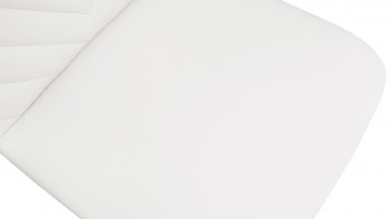 Стул «Шерри» К1С Черный муар/Кож зам Polo White в Нижней Пойме - nizhnyaya-pojma.mebel54.com | фото
