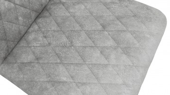 Стул «Стенли» К1С Белый/Микровелюр Wellmart Silver в Нижней Пойме - nizhnyaya-pojma.mebel54.com | фото
