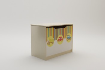 Ящик для игрушек Клаксон (Бежевый/корпус Клен) в Нижней Пойме - nizhnyaya-pojma.mebel54.com | фото